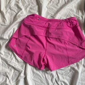 lululemon athletica Bright Pink Athletic Shorts